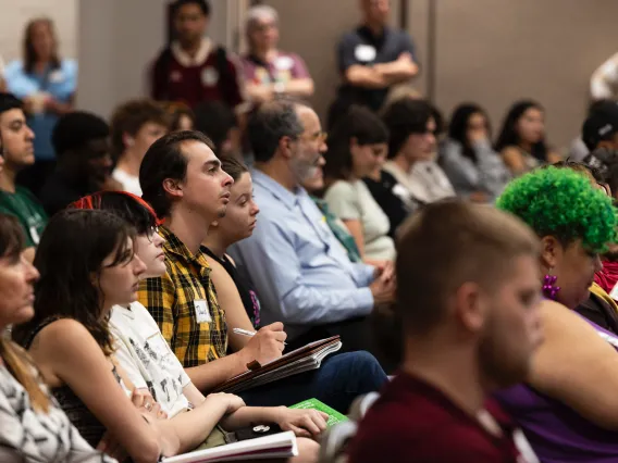 Audience at Valerie Rountree's lecture