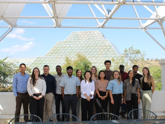 Carson Scholars 2024-2025 Cohort at Biosphere 2