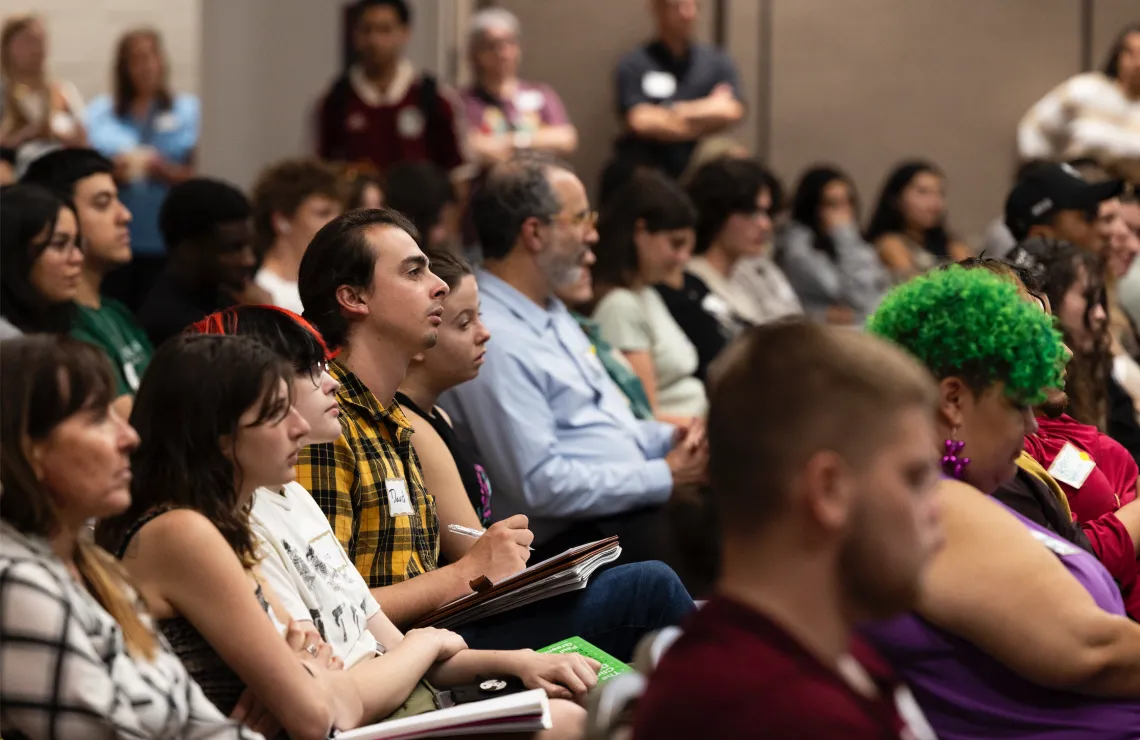 Audience at Valerie Rountree's lecture